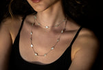 Load image into Gallery viewer, Cassiopeia - Layered Mother of Pearl Stone Necklace
