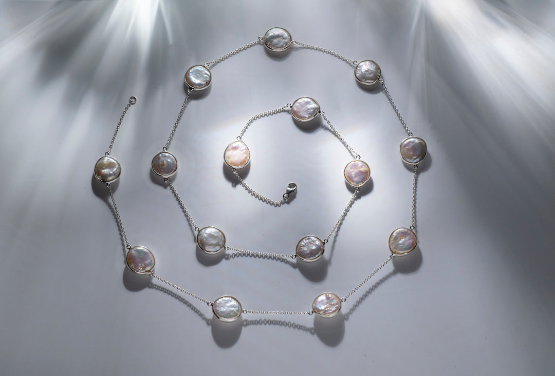Poseidon - Pearl Stone Necklace