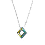 Load image into Gallery viewer, Juno - Waterproof Diamond Pendant Necklace (Blue / Green / Clear Stone)
