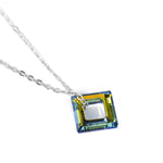 Load image into Gallery viewer, Juno - Waterproof Diamond Pendant Necklace (Blue / Green / Clear Stone)
