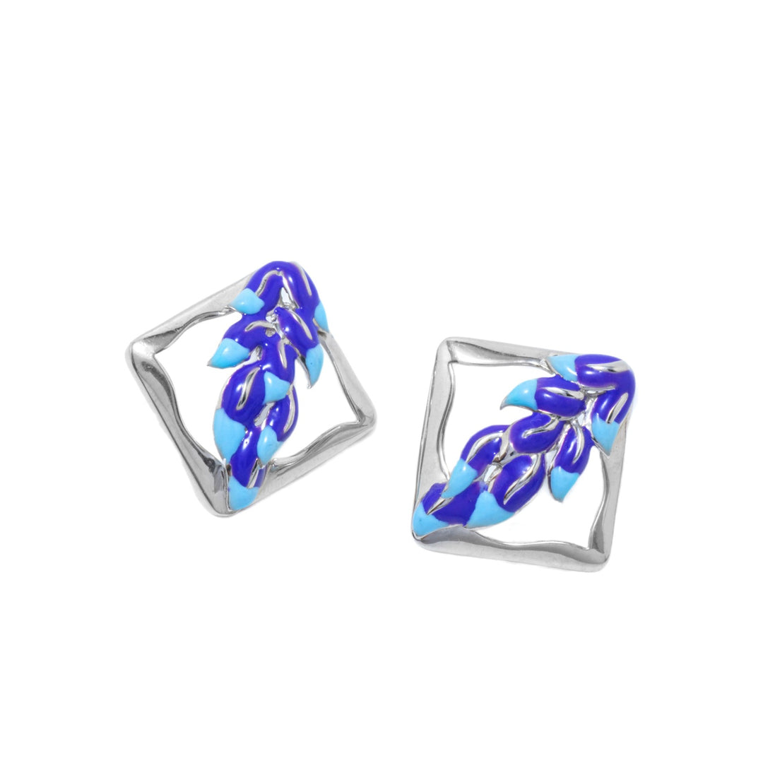 Cybele - Waterproof Enamel Diamond Set: Purple / Sky Blue