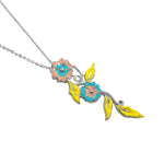 Load image into Gallery viewer, Caelestis - Waterproof Enamel Flower and Vine Set: Pink, Peach, Purple, Yellow / Blue or Peach, Blue &amp; Yellow
