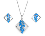 Load image into Gallery viewer, Cybele - Waterproof Enamel Diamond Set: Purple / Sky Blue
