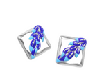 Load image into Gallery viewer, Cybele - Waterproof Enamel Diamond Set: Purple / Sky Blue
