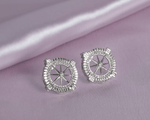 Load image into Gallery viewer, Calypso - Direction Wheel Zirconia Stud Earrings
