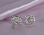 Load image into Gallery viewer, Calypso - Direction Wheel Zirconia Stud Earrings
