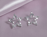 Load image into Gallery viewer, Selene - Zirconia Star Stud Earrings
