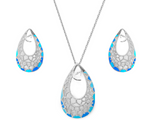 Load image into Gallery viewer, Saturn - Waterproof Enamel Teardrop Set: Blue
