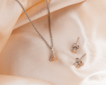 Load image into Gallery viewer, Love at first peach pendant set
