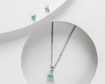 Load image into Gallery viewer, Trilliant Love Pendant Set
