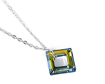 Load image into Gallery viewer, Juno - Waterproof Diamond Pendant Necklace (Blue / Green / Clear Stone)
