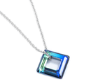 Load image into Gallery viewer, Juno - Waterproof Diamond Pendant Necklace (Blue / Green / Clear Stone)
