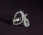 Load image into Gallery viewer, Polaris - Double Loop Zirconia Statement Ring
