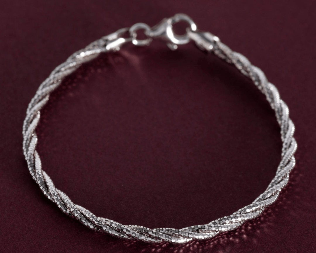 Cora - Braided Snake Chain Bracelet