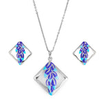 Load image into Gallery viewer, Cybele - Waterproof Enamel Diamond Set: Purple / Sky Blue
